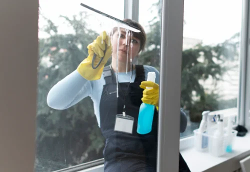 Nettoyage de vitres intérieures et extérieures à Ance Féas